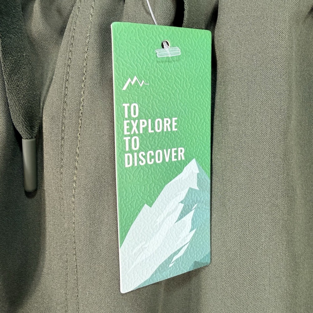 NWT Willit Men's Hiking Shorts Large Olive Green Stretch Quick Dry Trail Travel - Picture 3 of 9